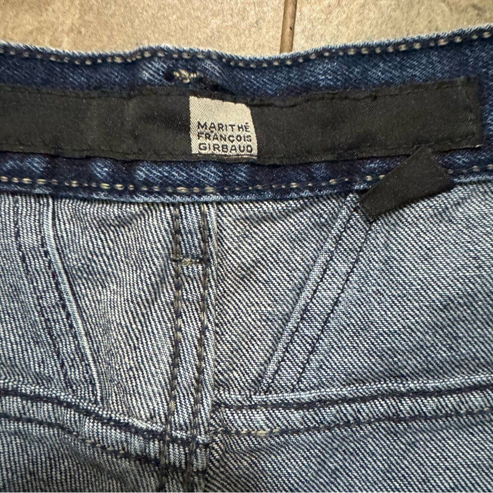 Vintage Girbaud Brand X Indigo Relaxed Y2K Jeans 32x32 Utility Strap Fit - Picture 9 of 16